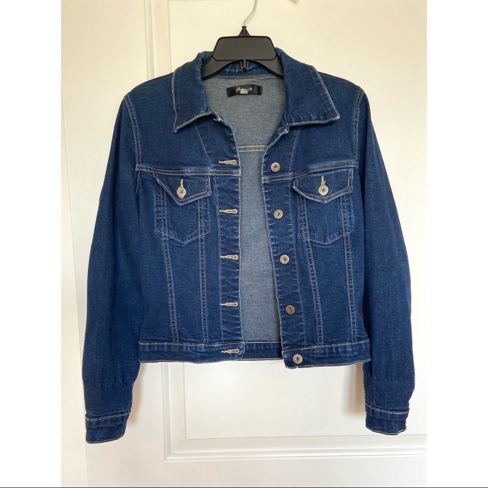 Arden B Dark Wash Women’s Denim Jean Jacket